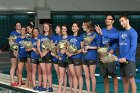 Swimming Senior Day  Wheaton College Women's Swimming & Diving seniors were honored on Senior Day prior to the team’s duel meet against Babson, January 11, 2020. - Photo By: KEITH NORDSTROM : Wheaton, Swimming, Senior Day